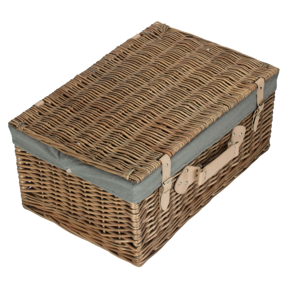 56cm Antique Wash Picnic Wicker Basket