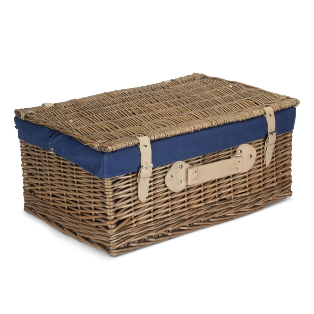 56cm Antique Wash Picnic Wicker Basket