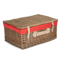 56cm Antique Wash Picnic Wicker Basket