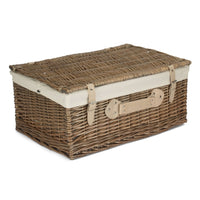 56cm Antique Wash Picnic Wicker Basket