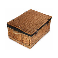 72cm Double Steamed Rope Handled Wicker Trunk