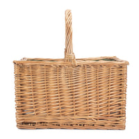 Antique Wash Wicker Butchers Cool Basket