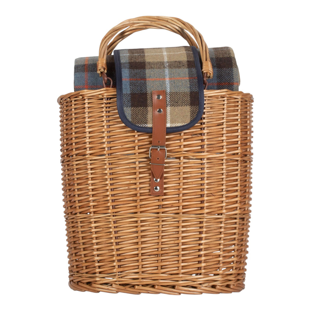 Wicker Oval Ravenstor Fitted Cool Bag Drinks Picnic Basket