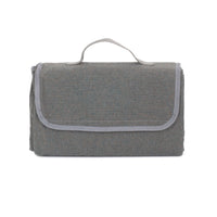 Grey Tweed Picnic Blanket