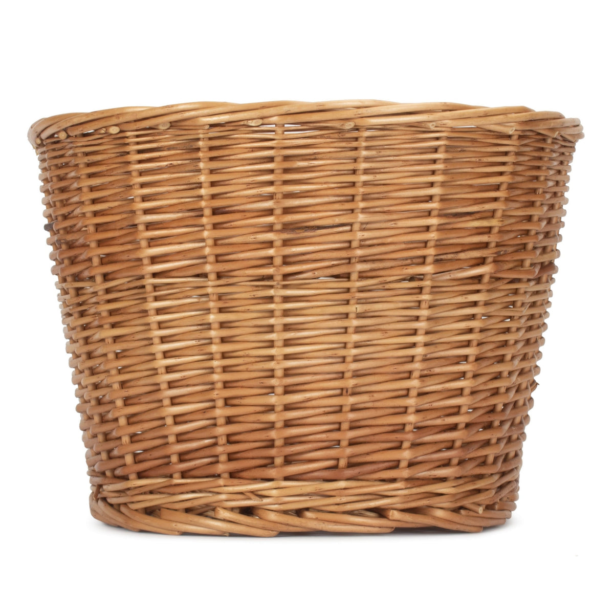 Red Hamper Small Wicker Bicycle Bike Basket