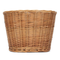 Red Hamper Small Wicker Bicycle Bike Basket