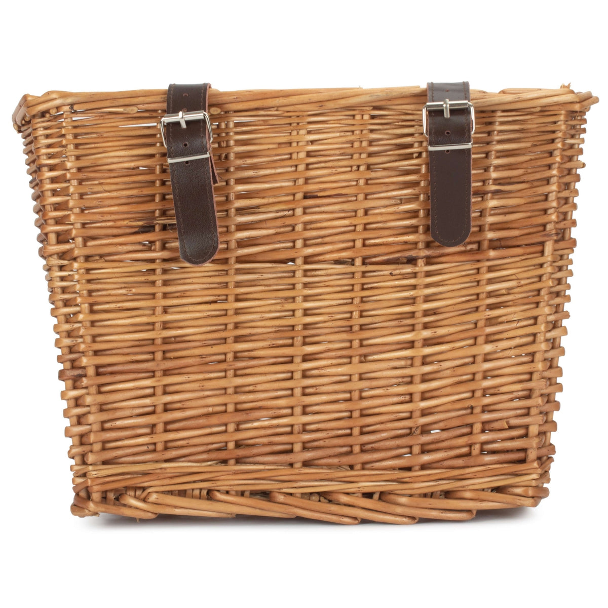 Red Hamper Small Wicker Bicycle Bike Basket