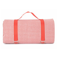 Red Hamper Red and White Gingham Picnic Blanket