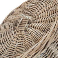 Red Hamper Grey Wash Round 3 Toilet Roll Holder