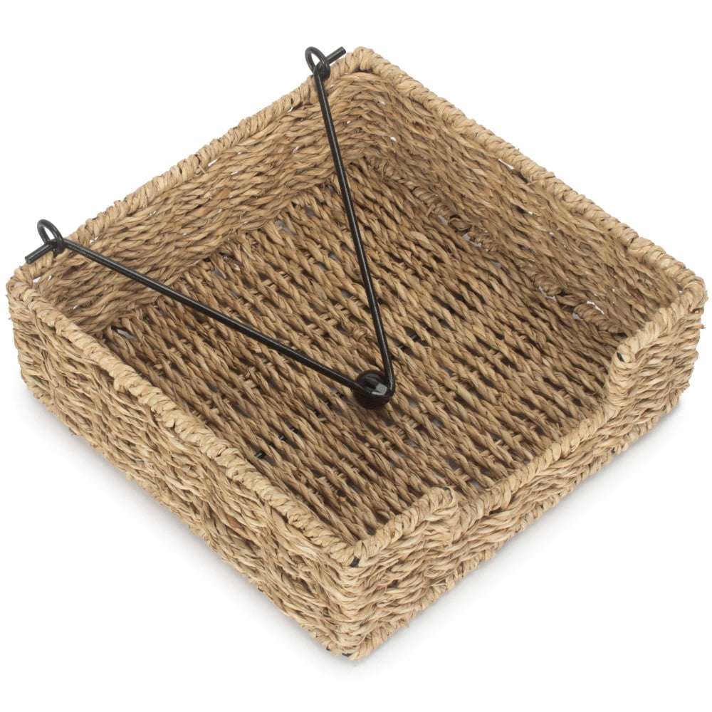 Red Hamper Seagrass Napkin Holder