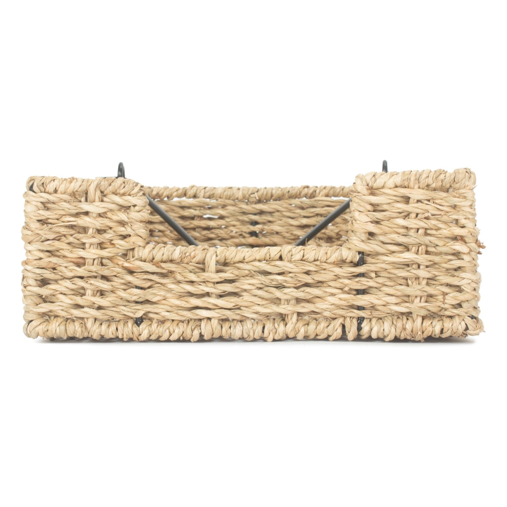 Red Hamper Seagrass Napkin Holder