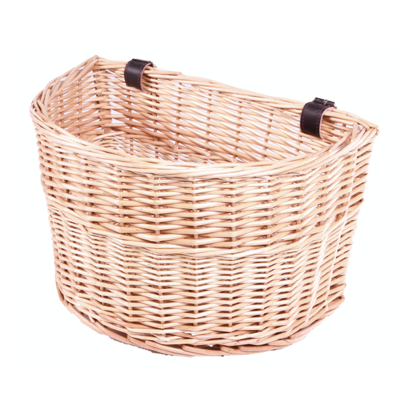 Red Hamper Willow Cycle Basket