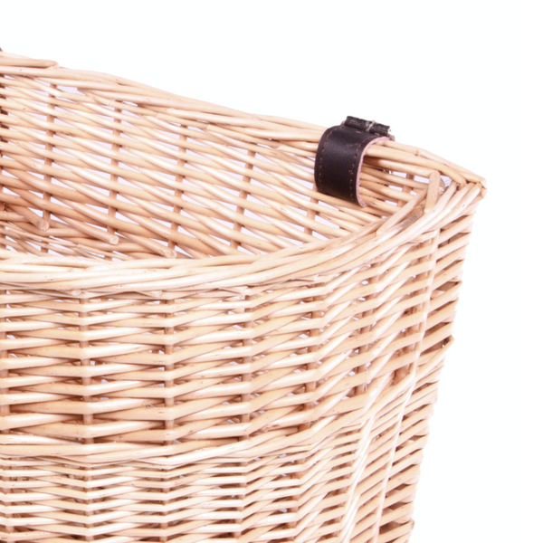 Red Hamper Willow Cycle Basket