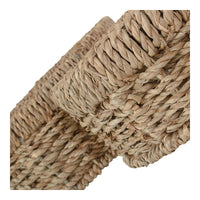Set of 3 Round Seagrass Trays