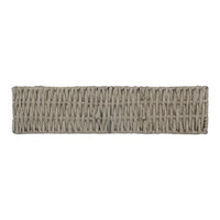 Rectangular Grey Straight-sided Paper Rope Trays