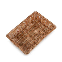 Tapered Wicker Rectangular Tray