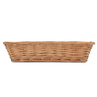 Tapered Wicker Rectangular Tray