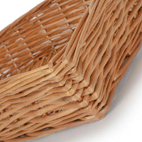 Tapered Wicker Rectangular Tray