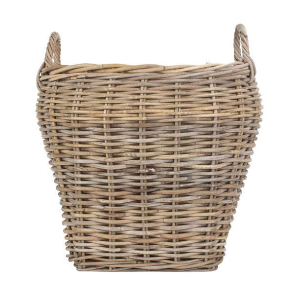 Amphora Rattan Log Basket with Cordura Lining