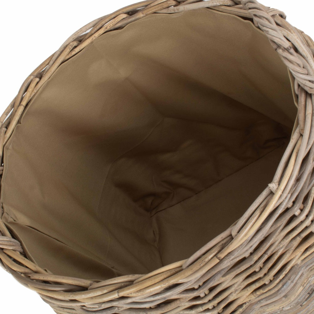 Grand Rattan Cordura Lined Log Basket