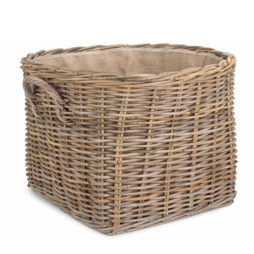 Grand Rattan Cordura Lined Log Basket