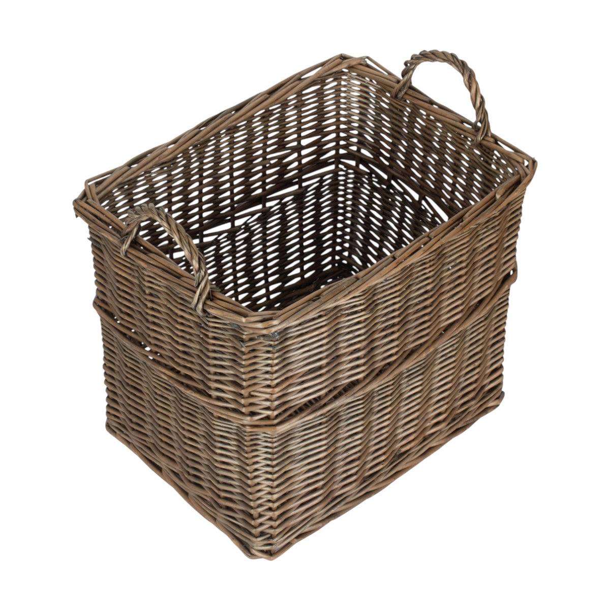 Rectangular Wicker UnLined Log Basket