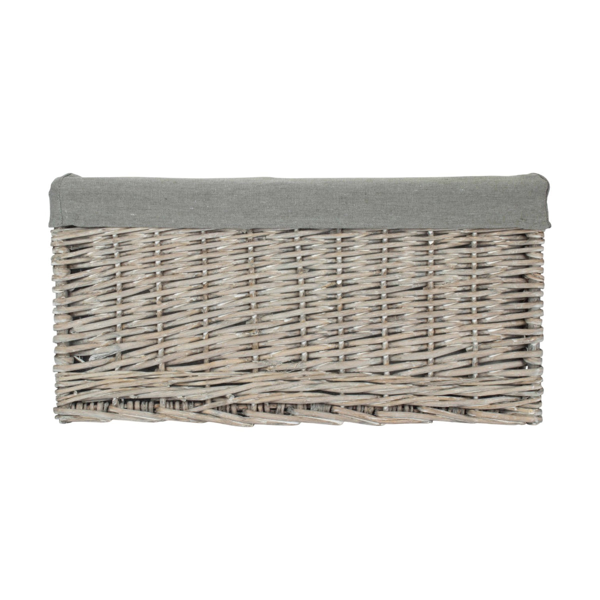 Jumbo Grey Wash Storage Basket