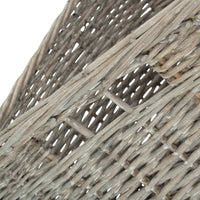 Jumbo Grey Wash Storage Basket