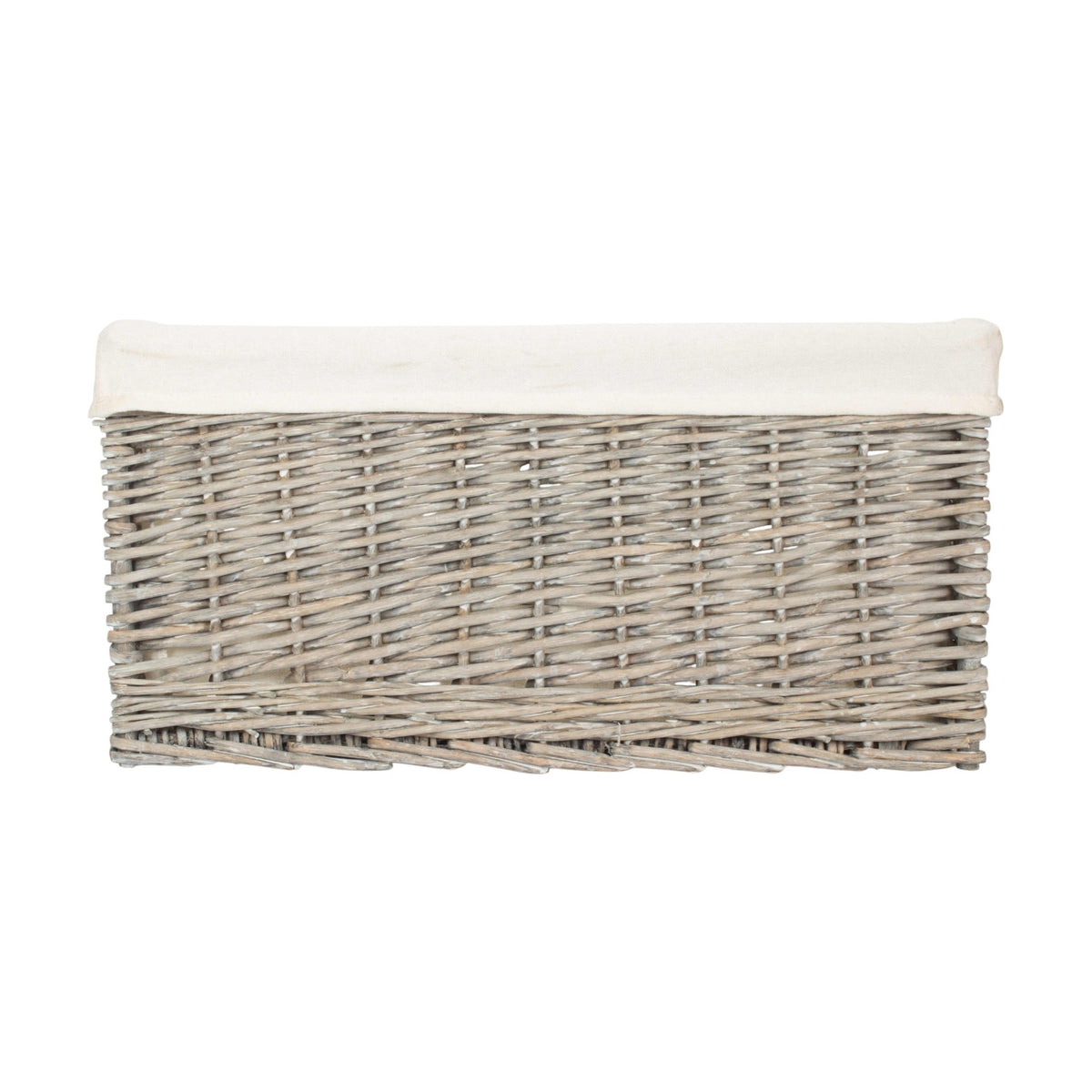 Jumbo Grey Wash Storage Basket