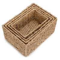 Thatch Grass Woven Storage Basket