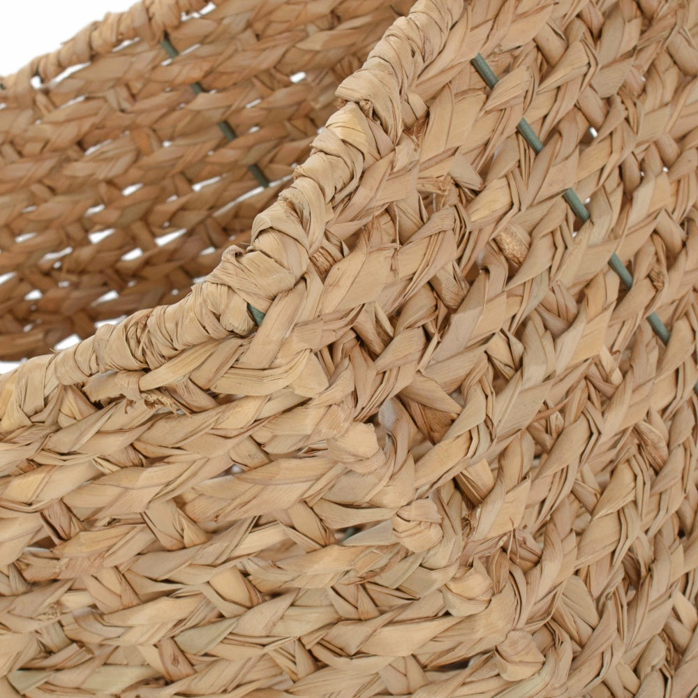 Thatch Grass Woven Storage Basket