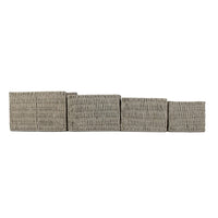 Grey Paper Rope Storage Basket
