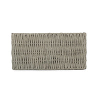 Grey Paper Rope Storage Basket