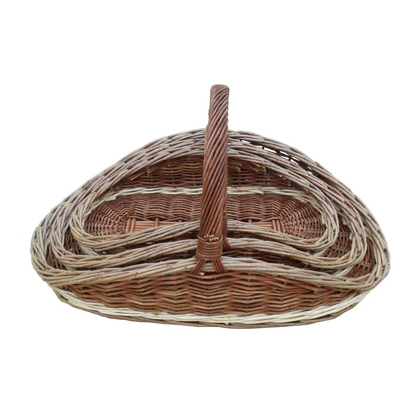 Set of 2 Hampton Wicker Garden Trug