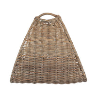 Antique Wash Willow Log Basket Cradle