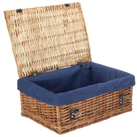 Red Hamper Large Wicker Packaging Basket