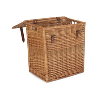 Double Steamed Vintner Storage Wicker Picnic Basket