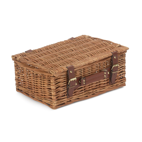 35cm Light Steamed Wicker Picnic Basket