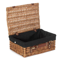 35cm Light Steamed Wicker Picnic Basket