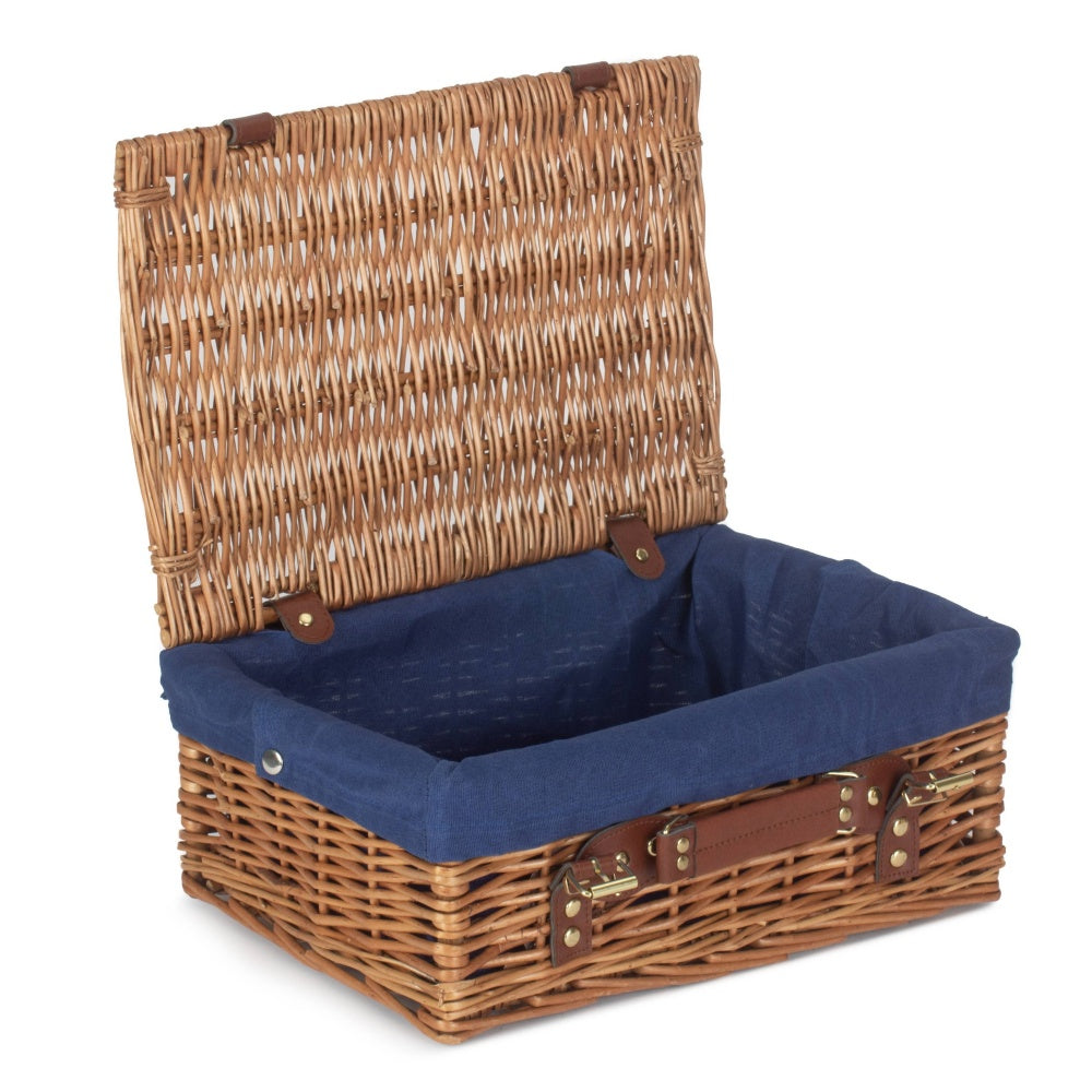 Red Hamper 35cm Light Steamed Wicker Picnic Basket