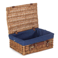Red Hamper 35cm Light Steamed Wicker Picnic Basket