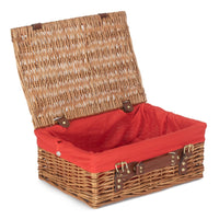 35cm Light Steamed Wicker Picnic Basket