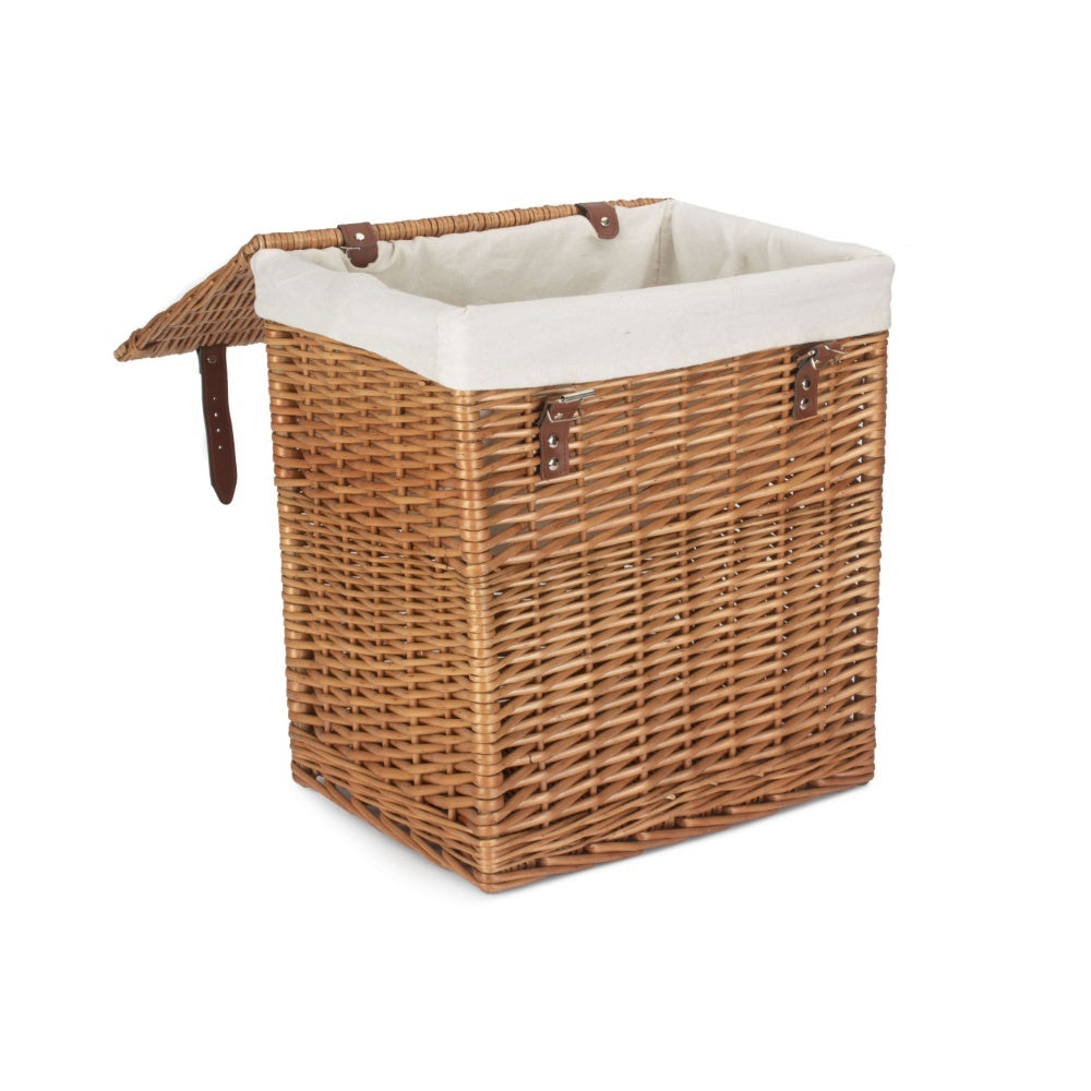 Panier à linge de stockage de lavage à double vapeur de boutique avec doublure