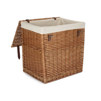 Red Hamper Boutique Double Steamed Wash Storage Laundry Basket With Lining