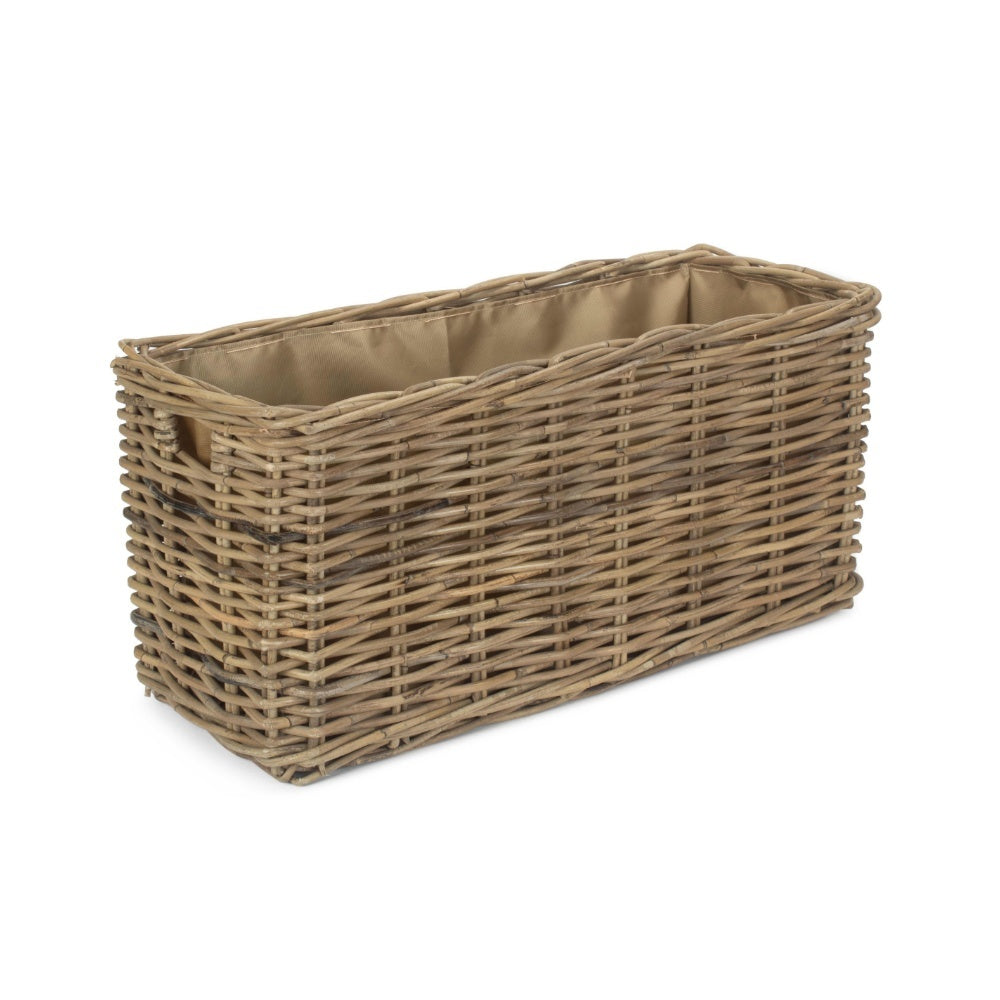 Red Hamper Small Under Bench Basket With Cordura Lining