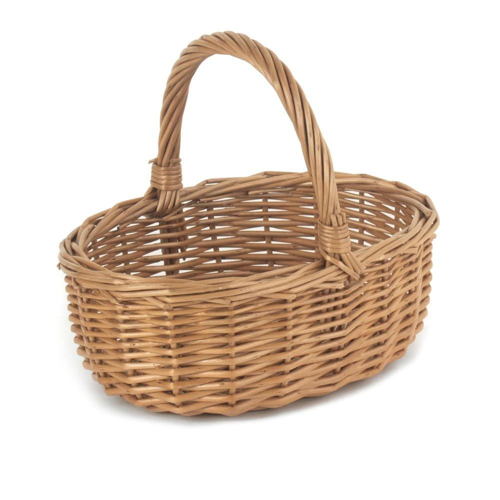 Mini Double Steamed Wicker Shopping Basket