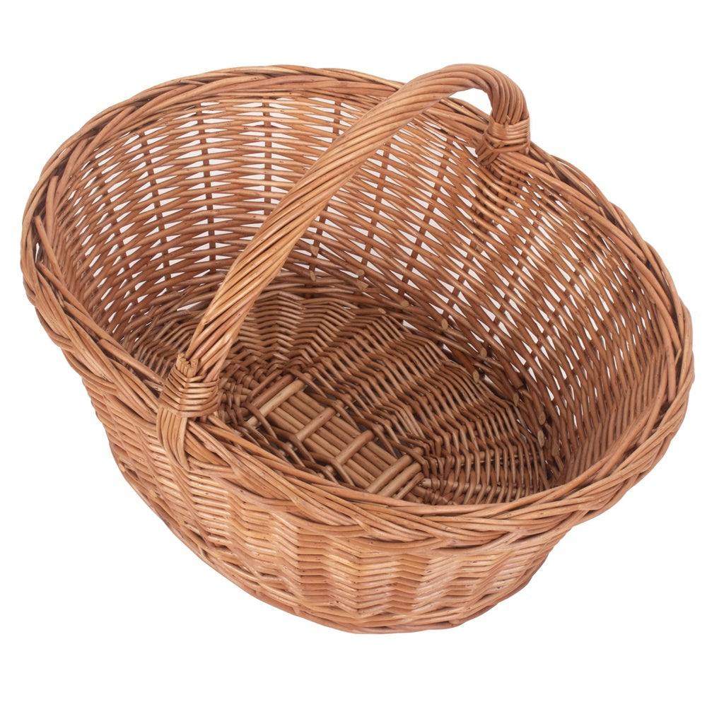 Country Village Wicker Shopping Basket