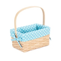 Red Hamper Chipwood Swing Handle Basket