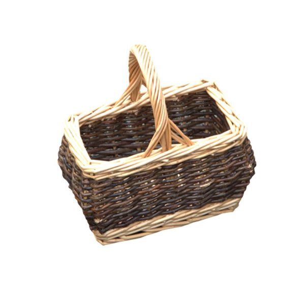 Red Hamper Childs Rectangular Rustic Shopping Basket