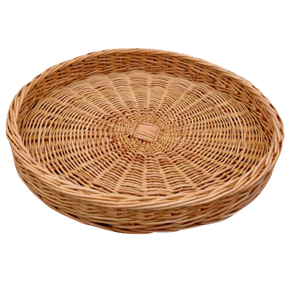 Round Presentation Wicker Tray